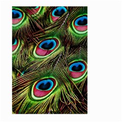 Peacock-feathers-plumage-pattern Large Garden Flag (two Sides) by Sapixe