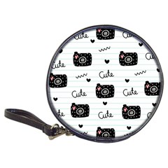 Cute Cameras Doodles Hand Drawn Classic 20-cd Wallets by Sapixe