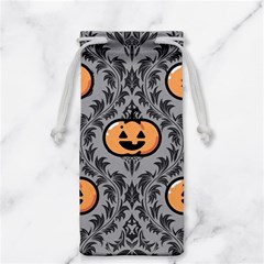 Pumpkin Pattern Jewelry Bag by NerdySparkleGoth