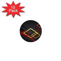Modern Geometry 1  Mini Buttons (10 Pack)  by Sparkle