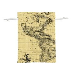 Map-vintage-old-ancient-antique Lightweight Drawstring Pouch (s) by Sudhe