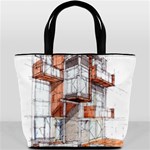 Rag-flats-onion-flats-llc-architecture-drawing Graffiti-architecture Bucket Bag Front