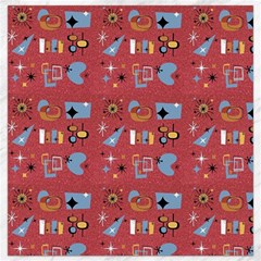 50s Red Canvas 12  X 12  by NerdySparkleGoth