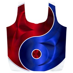 Yin-yang-eastern-asian-philosophy Full Print Recycle Bag (xxl) by Sudhe
