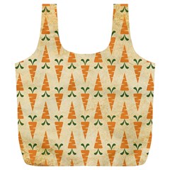 Pattern-carrot-pattern-carrot-print Full Print Recycle Bag (xl) by Sudhe