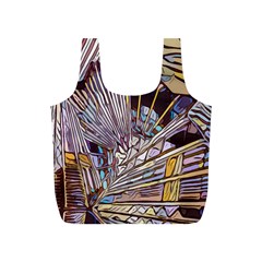 Abstract-drawing-design-modern Full Print Recycle Bag (s) by Sudhe