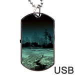 Industry-setting-world-urban Dog Tag USB Flash (Two Sides) Front