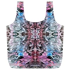 Abstract Waves  Full Print Recycle Bag (xl) by kaleidomarblingart