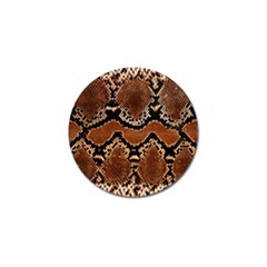 Leatherette Snake 3 Golf Ball Marker by skindeep