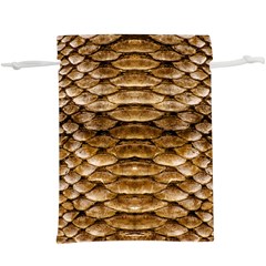 Reptile Skin Pattern 11  Lightweight Drawstring Pouch (xl) by skindeep