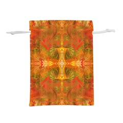 Red Flames Lightweight Drawstring Pouch (s) by kaleidomarblingart