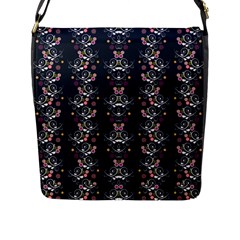 Digital Springs Flap Closure Messenger Bag (l) by Sparkle