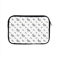 Grey Unicorn Sketchy Style Motif Drawing Pattern Apple Macbook Pro 15  Zipper Case by dflcprintsclothing