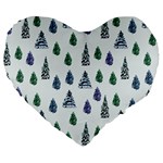 Coniferous Forest Large 19  Premium Heart Shape Cushions Front