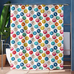 Multicolored Sweet Donuts Shower Curtain 60  X 72  (medium)  by SychEva