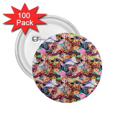 Retro Color 2 25  Buttons (100 Pack)  by Sparkle