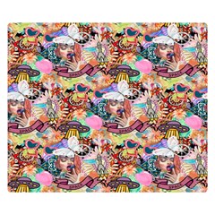 Retro Color Double Sided Flano Blanket (small)  by Sparkle
