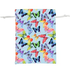 Watercolor Butterflies  Lightweight Drawstring Pouch (xl) by SychEva