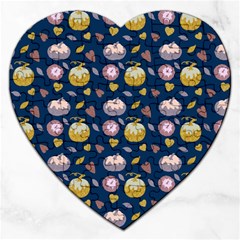 Autumn Pumpkins Jigsaw Puzzle (heart) by SychEva