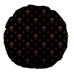 Funny Ugly Bird Drawing Print Pattern Large 18  Premium Flano Round Cushions by dflcprintsclothing