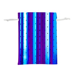Warped Stripy Dots Lightweight Drawstring Pouch (m) by essentialimage365