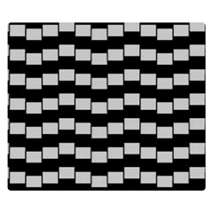 Illusion Blocks Double Sided Flano Blanket (small)  by Sparkle