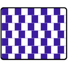 Illusion Blocks Double Sided Fleece Blanket (medium)  by Sparkle