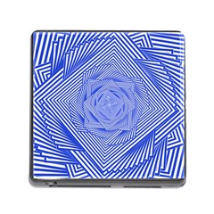 Illusion Waves Pattern Memory Card Reader (square 5 Slot) by Sparkle