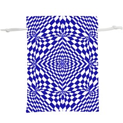 Illusion Waves Pattern  Lightweight Drawstring Pouch (xl) by Sparkle
