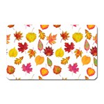 Watercolor Autumn Leaves Magnet (Rectangular) Front