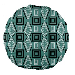 Abstract Geometric Design   Geometric Fantasy   Large 18  Premium Flano Round Cushions by Eskimos
