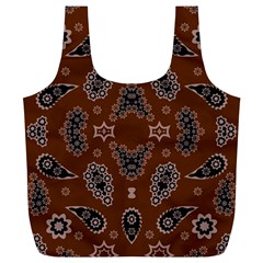 Floral Pattern Paisley Style Paisley Print  Doodle Background Full Print Recycle Bag (xl) by Eskimos