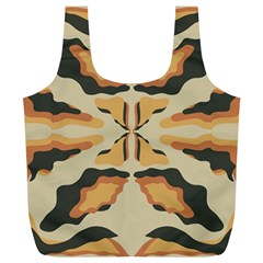 Abstract Pattern Geometric Backgrounds  Abstract Geometric  Full Print Recycle Bag (xl) by Eskimos