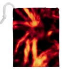 Lava Abstract Stars Drawstring Pouch (4XL) Back