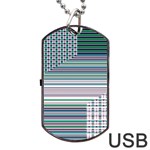 Gradient (103) Dog Tag USB Flash (One Side) Front