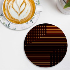 Gradient Uv Print Round Tile Coaster by Sparkle