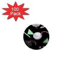Digitalart 1  Mini Buttons (100 Pack)  by Sparkle