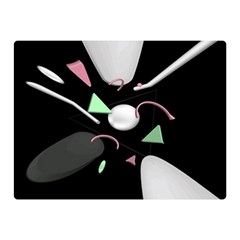 Digital Illusion Double Sided Flano Blanket (mini)  by Sparkle