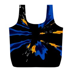 Digital Illusion Full Print Recycle Bag (l) by Sparkle