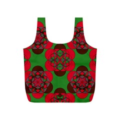 Abstract Pattern Geometric Backgrounds   Full Print Recycle Bag (s) by Eskimos