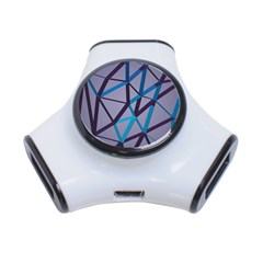 3d Lovely Geo Lines 2 3-port Usb Hub by Uniqued