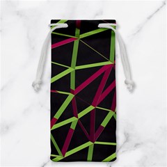 3d Lovely Geo Lines X Jewelry Bag by Uniqued