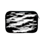 Black Waves Abstract Series No 2 Apple iPad Mini Zipper Cases Front