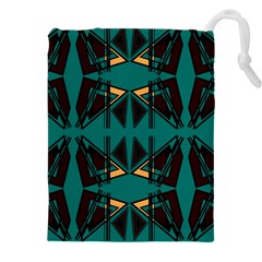 Abstract Geometric Design    Drawstring Pouch (5xl) by Eskimos