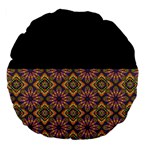Digitaldesign Large 18  Premium Flano Round Cushions Back