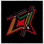 Abstract geometric design    Canvas 16  x 16  15.2 x15.41  Canvas - 1