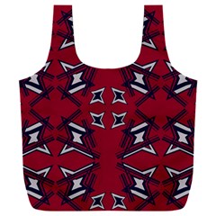 Abstract Pattern Geometric Backgrounds   Full Print Recycle Bag (xxl) by Eskimos