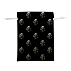 Creepy Head Sculpture With Respirator Motif Pattern Lightweight Drawstring Pouch (m) by dflcprintsclothing