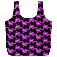 Abstract Waves Full Print Recycle Bag (xxl) by SychEva