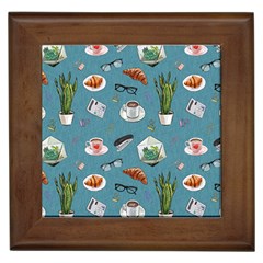 Fashionable Office Supplies Framed Tile by SychEva
